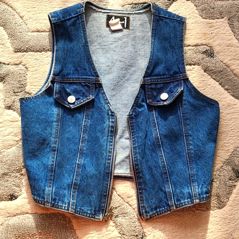 Vintage Denim Vest